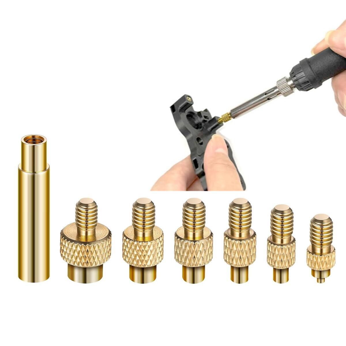 Electronics Repair Kit With Soldering Iron - Heat Insert Nut Iron Tips Head