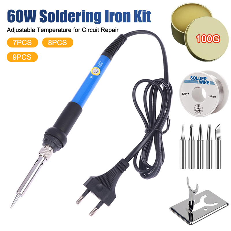 Adjustable Temp 220V 60W Elect - Electronics Repair Kit With Soldering Iron recension och pris