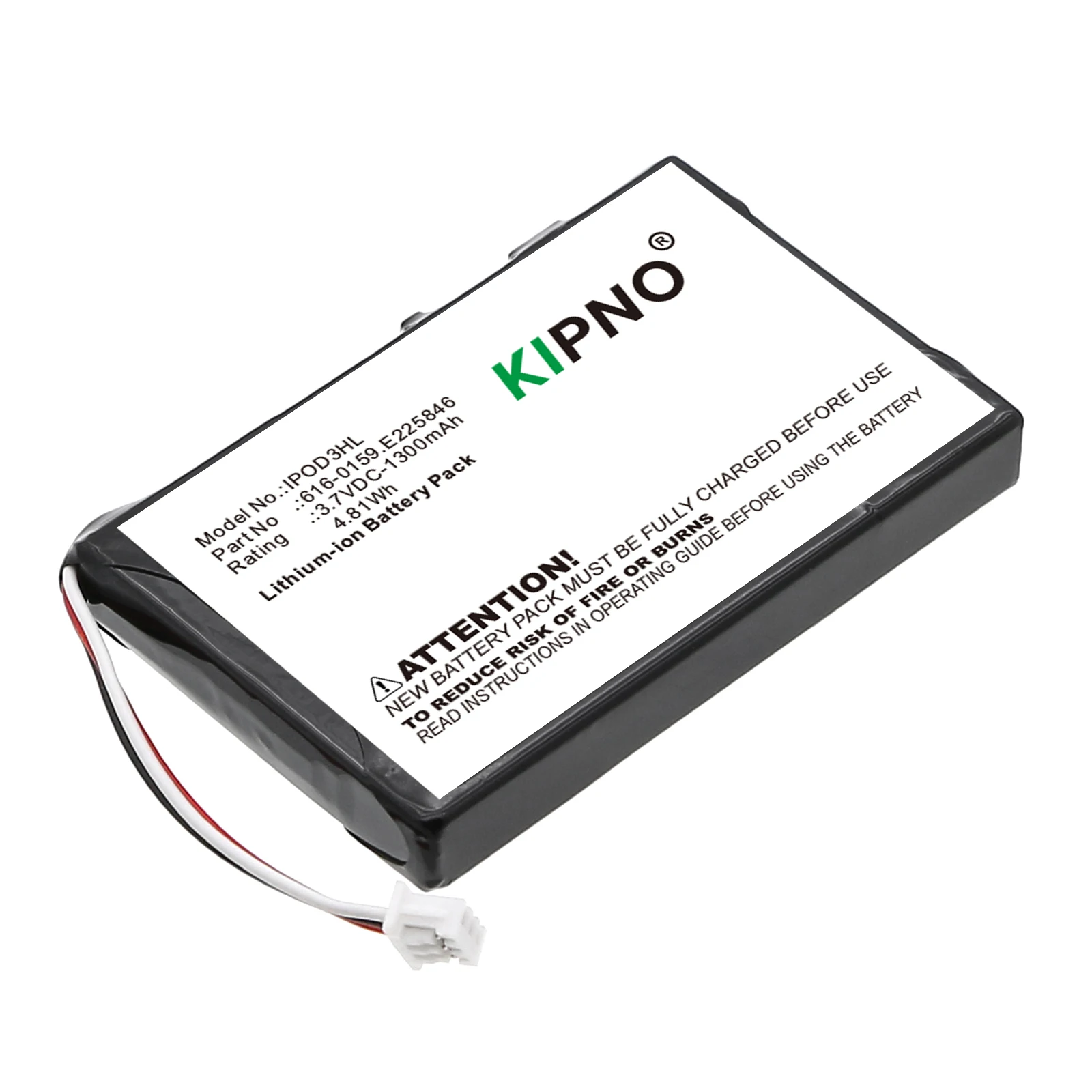 KIPNO Battery For IPod 3 3G 3r - Phone Battery Replacement recension och pris