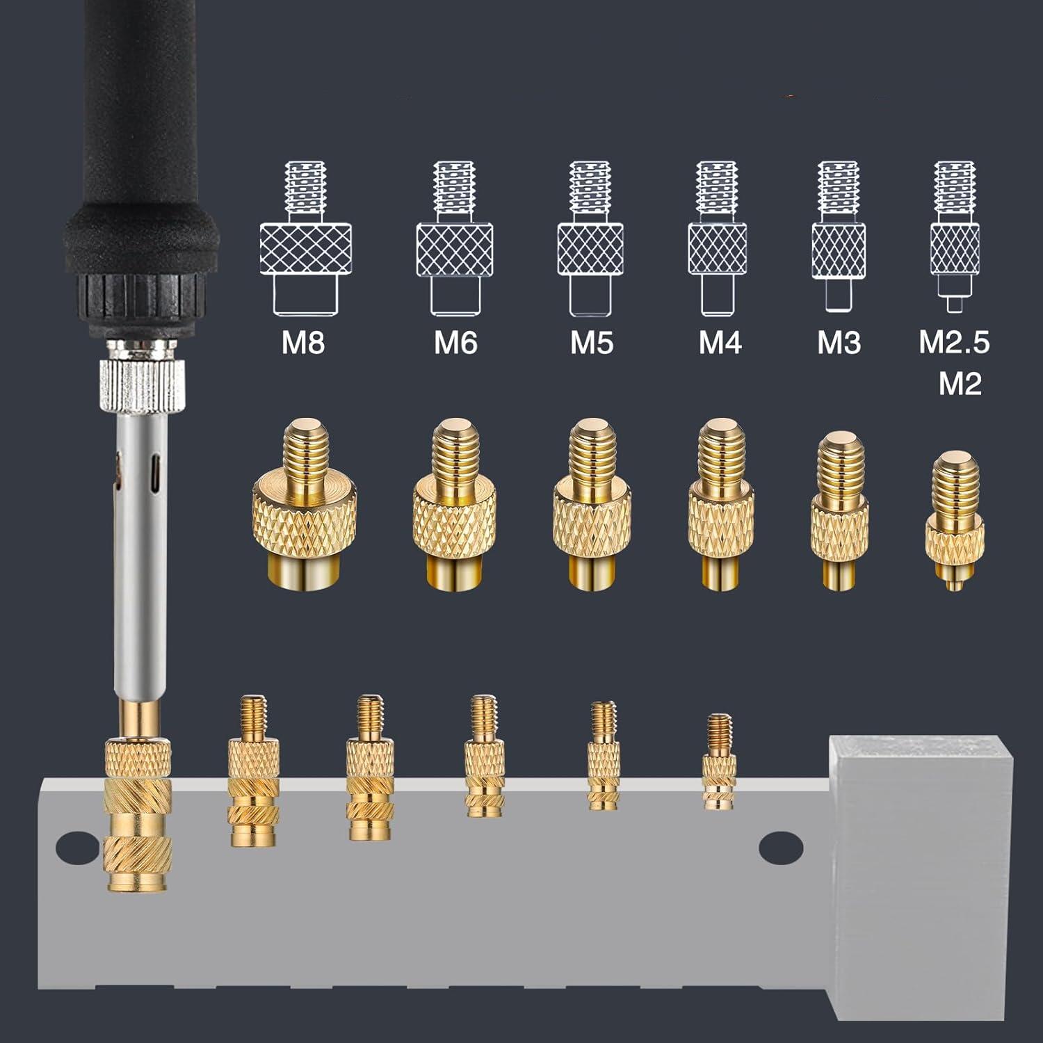 Heat Insert Nut Iron Tips Head - Electronics Repair Kit With Soldering Iron recension och pris