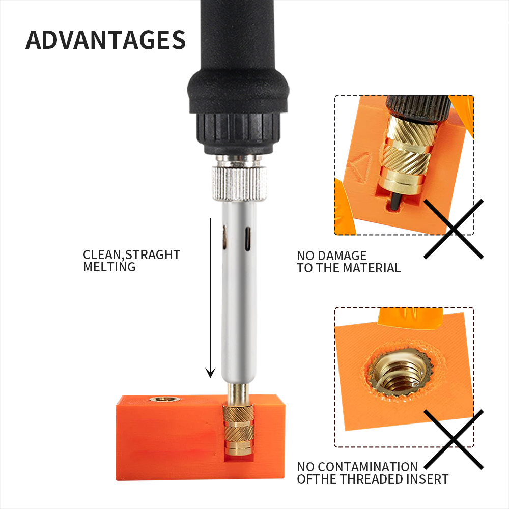 Heat Insert Nut Soldering Tip  - Electronics Repair Kit With Soldering Iron recension och pris